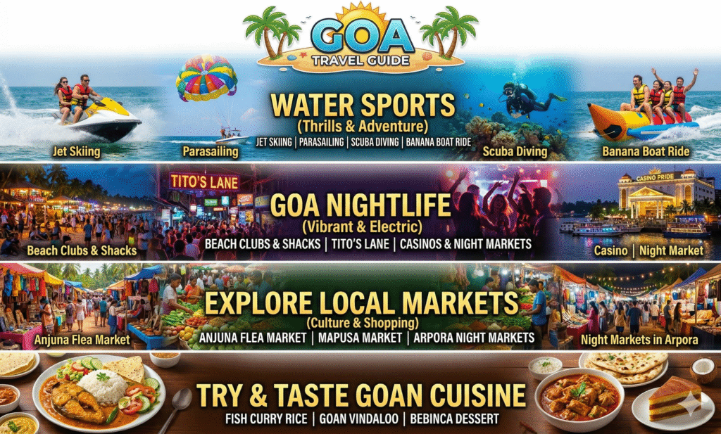 things to do in goa