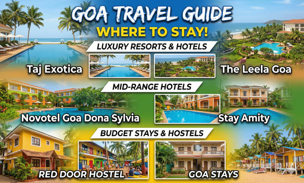 where to stay in goa