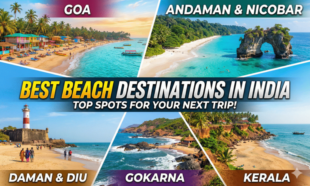 best beach destinations in india