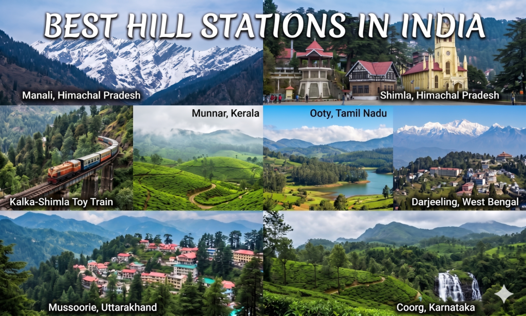best hill stations in india