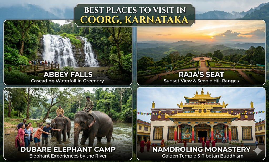 best places to visit in coorg