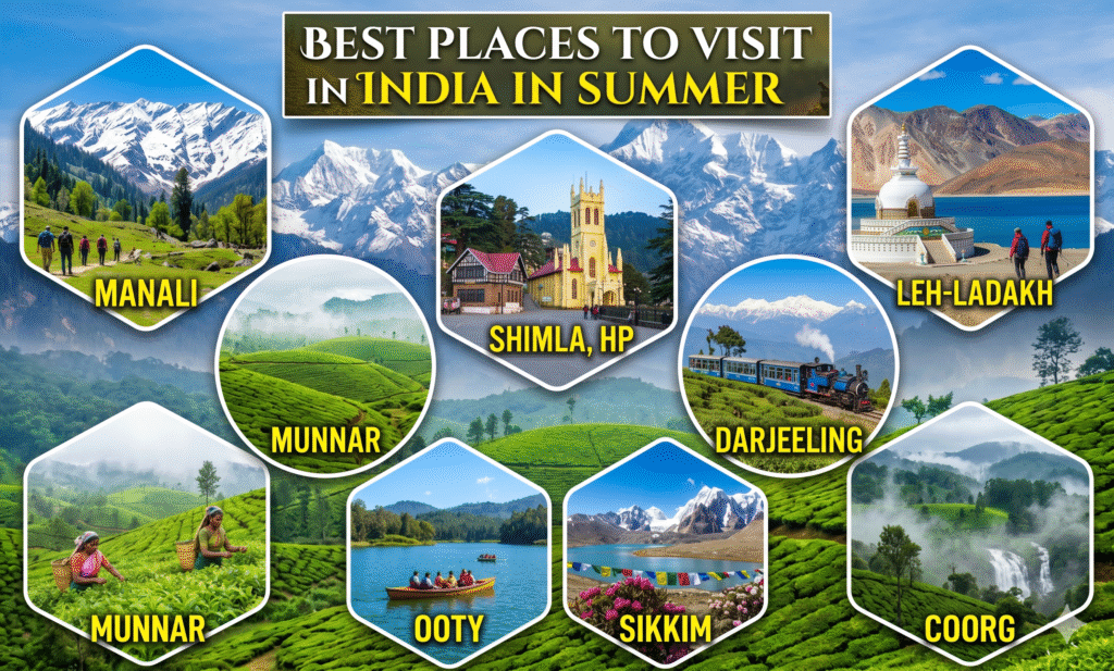best places to visit in india in summer