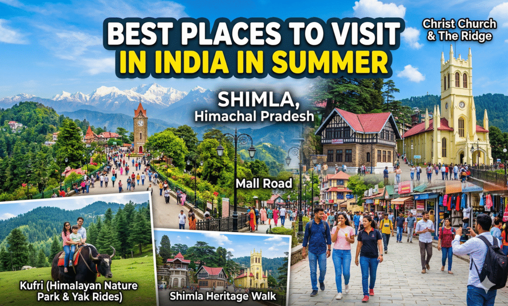 best places to visit in shimla