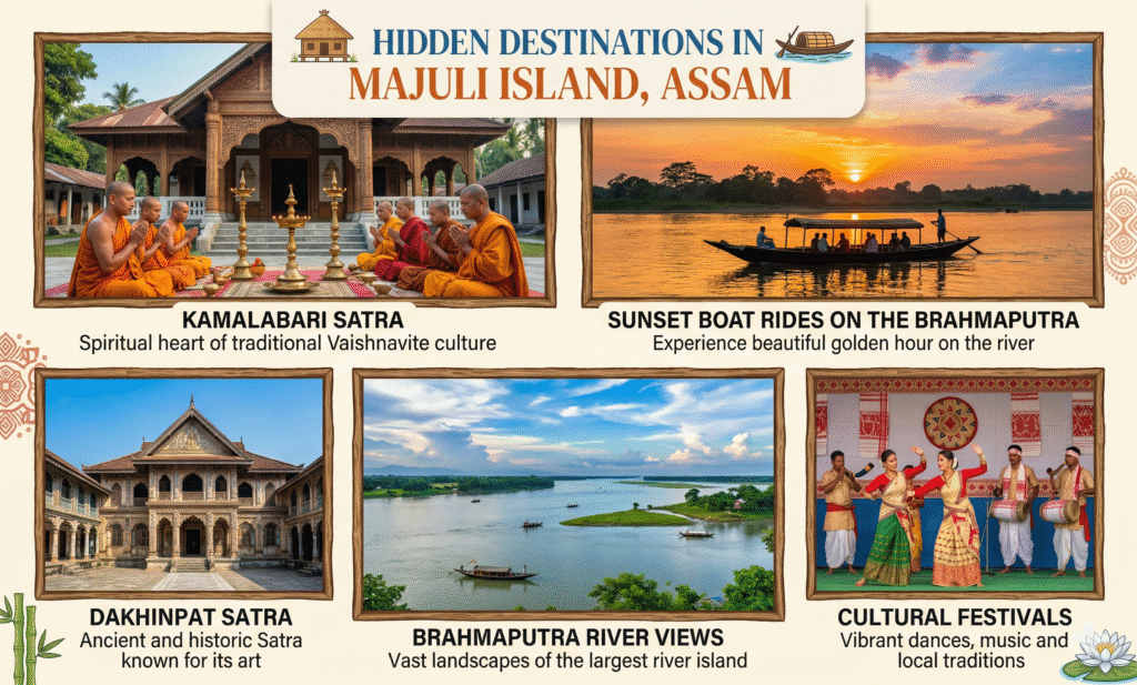 hidden destinations in majuli island assam