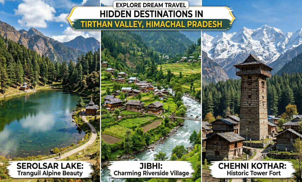 hidden destinations in tirthan valley himachal pradesh