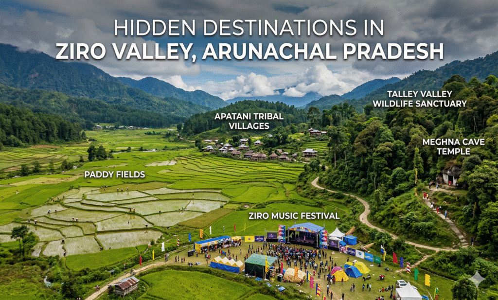 hidden destinations in ziro valley arunachal pradesh
