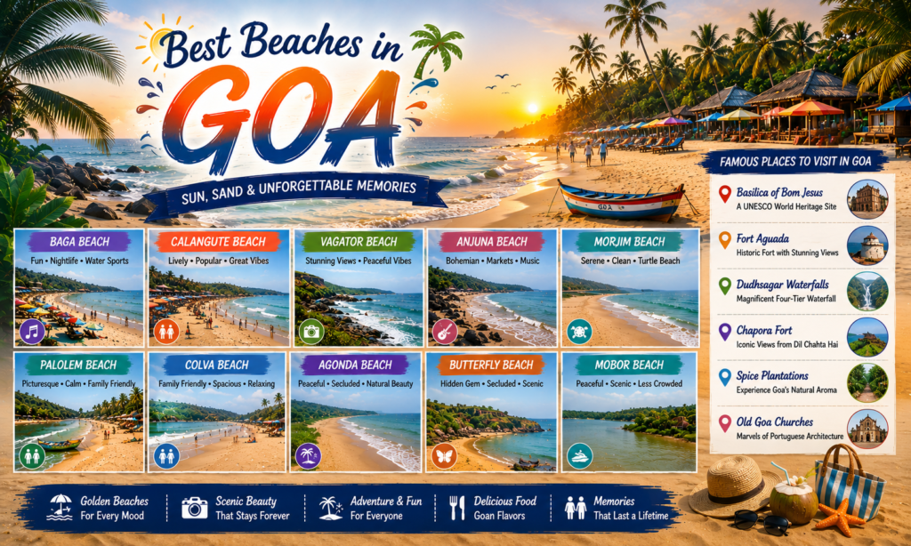 best beaches in goa