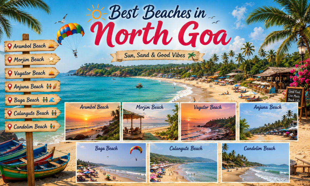 best beaches in north goa
